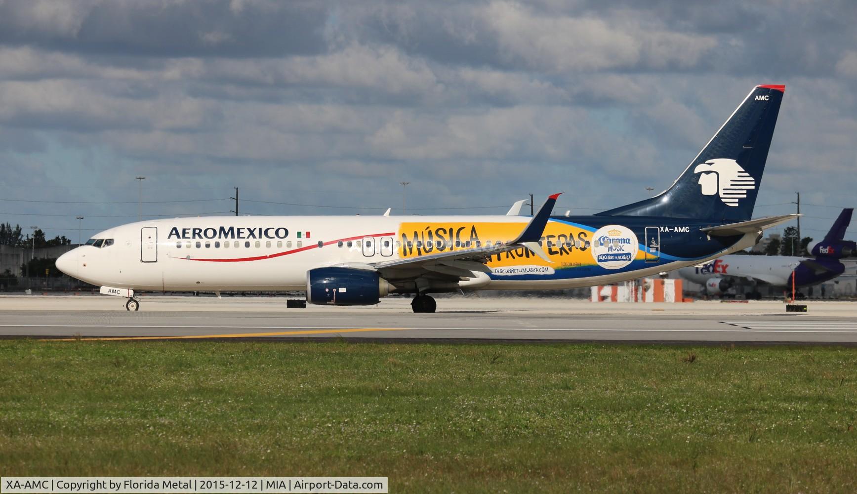 XA-AMC, 2013 Boeing 737-852 C/N 36704, Aeromexico Corona
