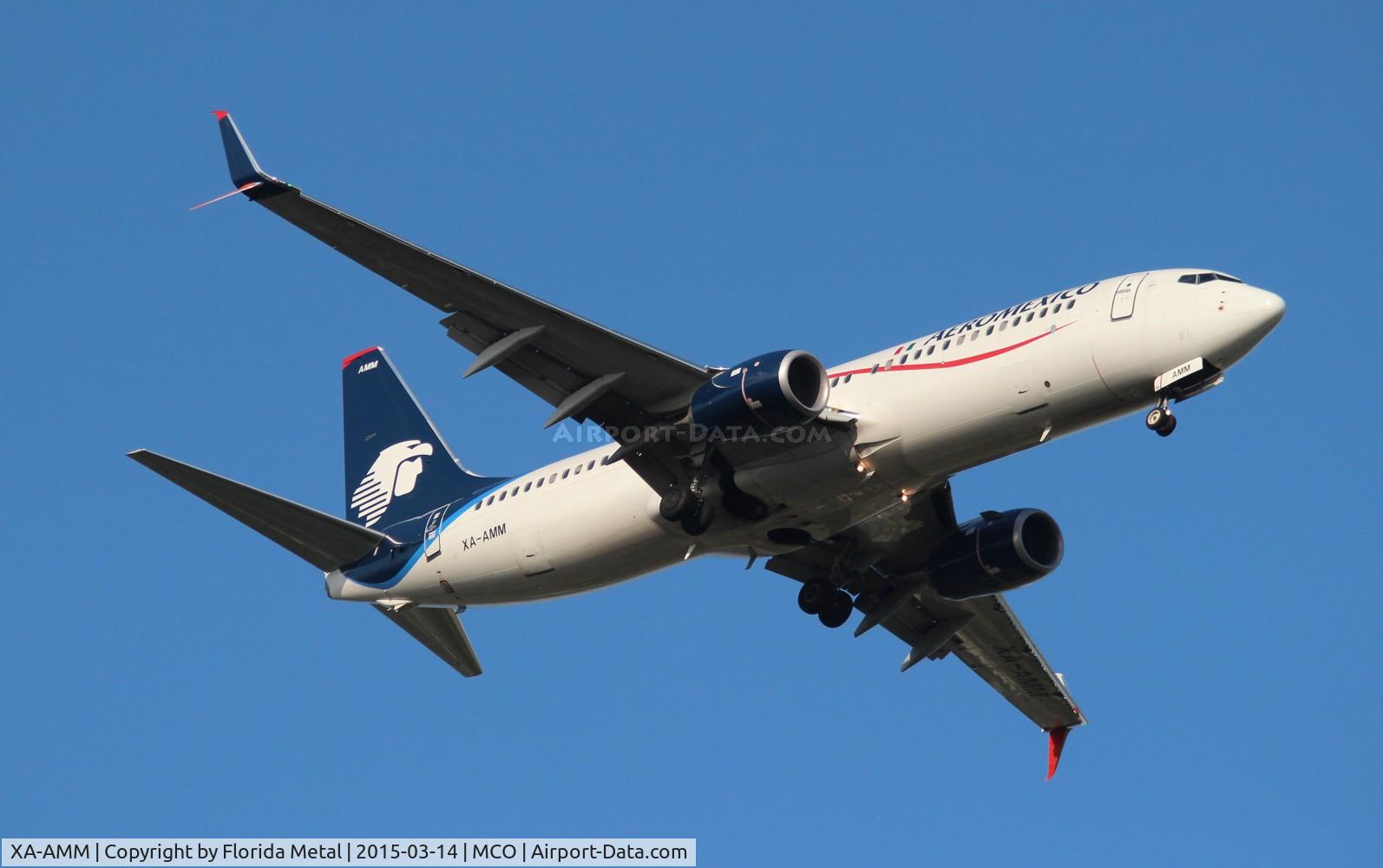 XA-AMM, 2014 Boeing 737-852 C/N 39944, Aeromexico