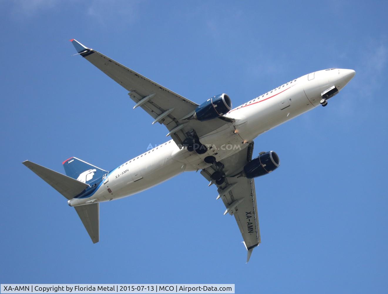XA-AMN, 2014 Boeing 737-852 C/N 39945, Aeromexico