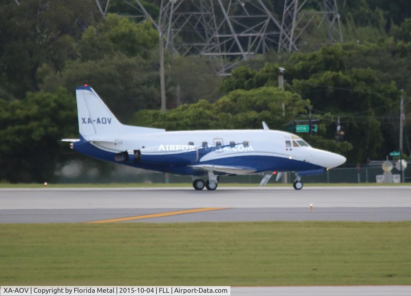 XA-AOV, 1977 Rockwell International NA-265-60 Sabreliner 60 C/N 306-137, Sabreliner