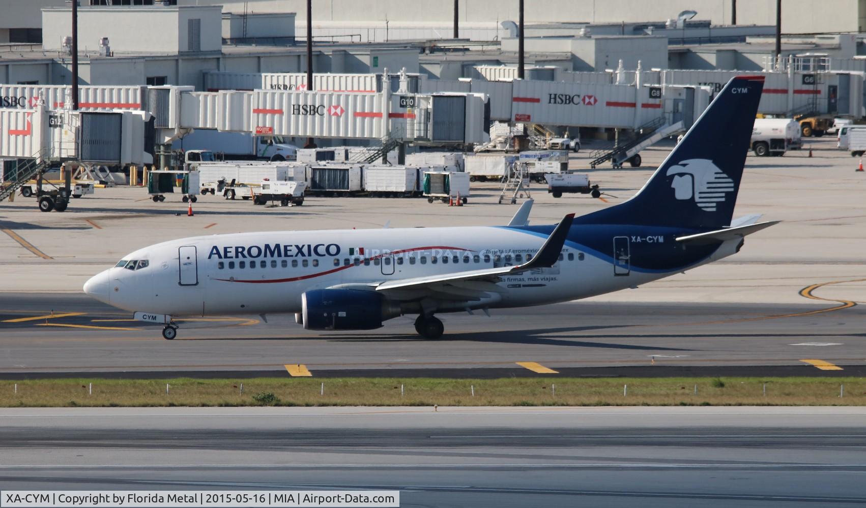XA-CYM, 2007 Boeing 737-752 C/N 35124, Aeromexico