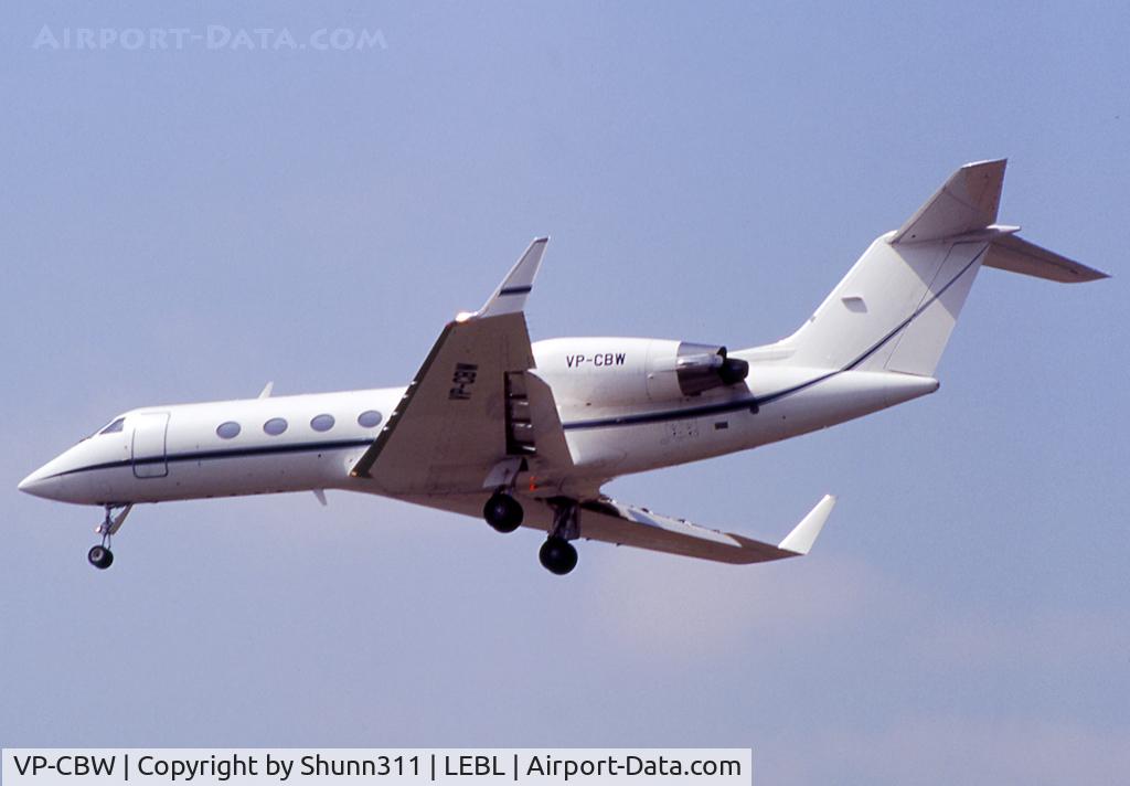 VP-CBW, 1989 Gulfstream Aerospace G-IV C/N 1096, Landing rwy 25