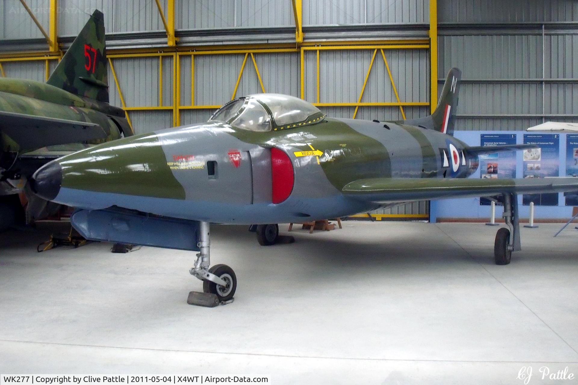 WK277, Supermarine Swift FR.5 C/N Not found WK277, On display at the Newark Air Museum, Winthorpe, Nottinghamshire. X4WT