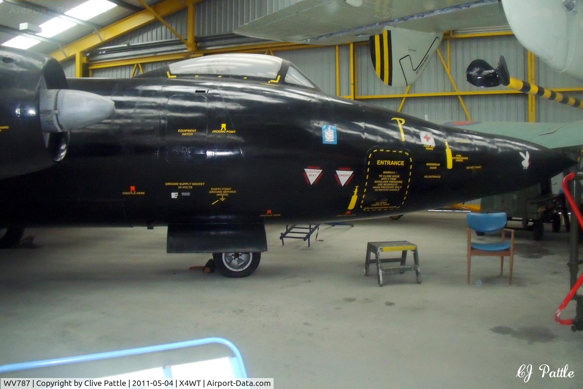 WV787, 1952 English Electric Canberra B(1)8 C/N EEP71644, On display at the Newark Air Museum, Winthorpe, Nottinghamshire. X4WT