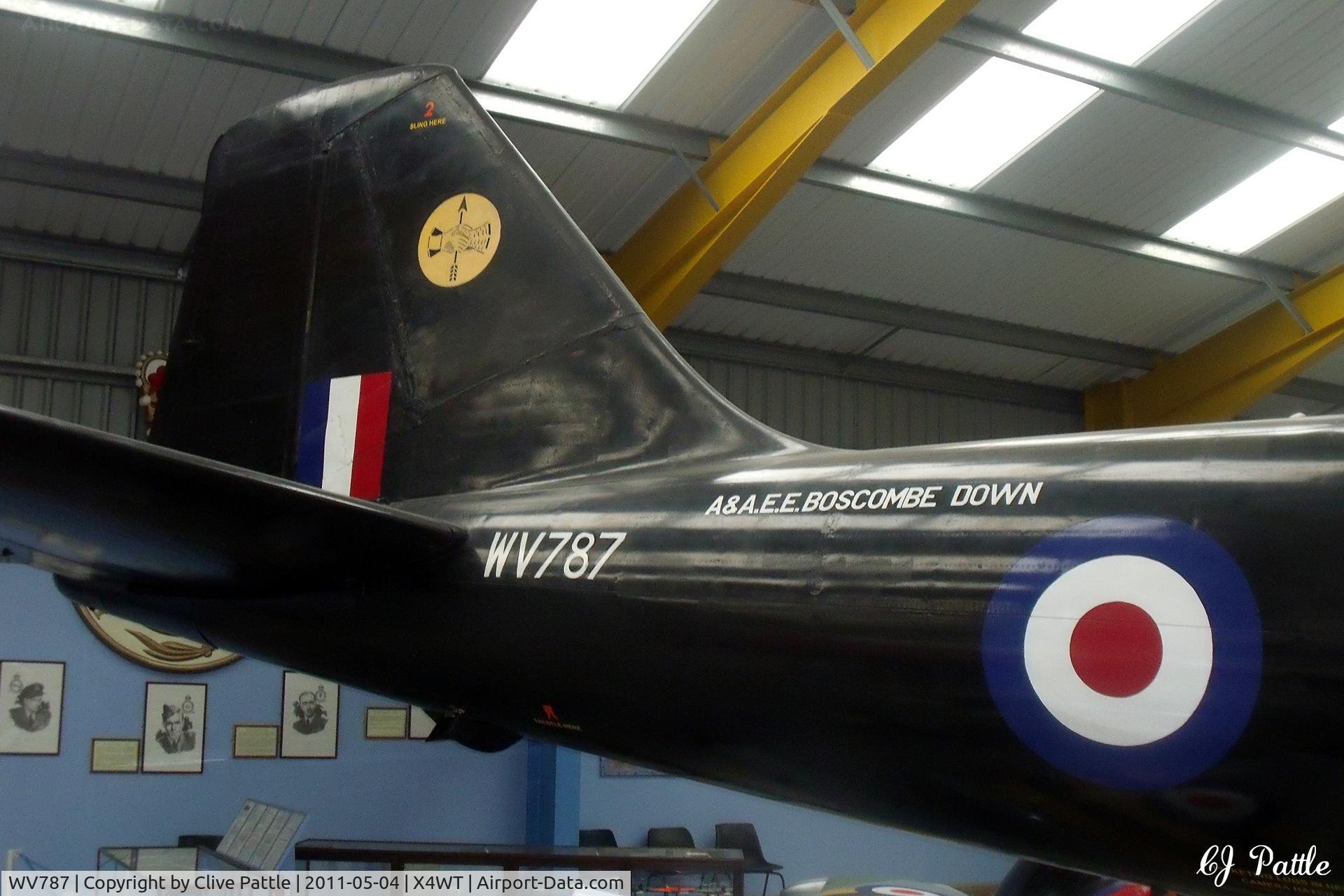 WV787, 1952 English Electric Canberra B(1)8 C/N EEP71644, On display at the Newark Air Museum, Winthorpe, Nottinghamshire. X4WT