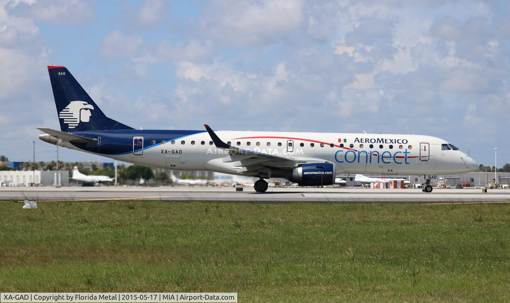 XA-GAD, 2013 Embraer 190LR (ERJ-190-100LR) C/N 19000651, Aeromexico