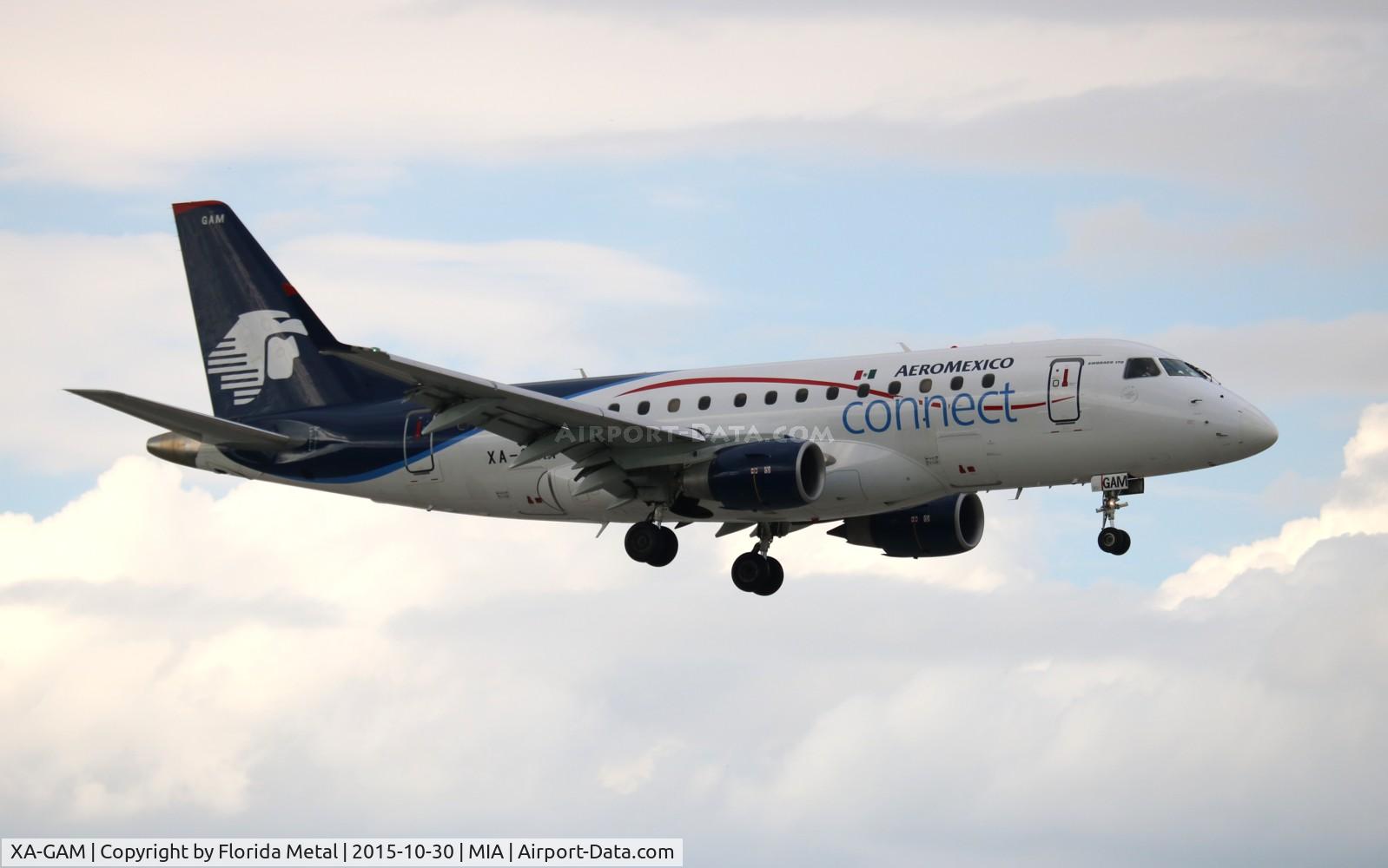 XA-GAM, 2006 Embraer 170LR (ERJ-170-100LR) C/N 17000146, Aeromexico Connect
