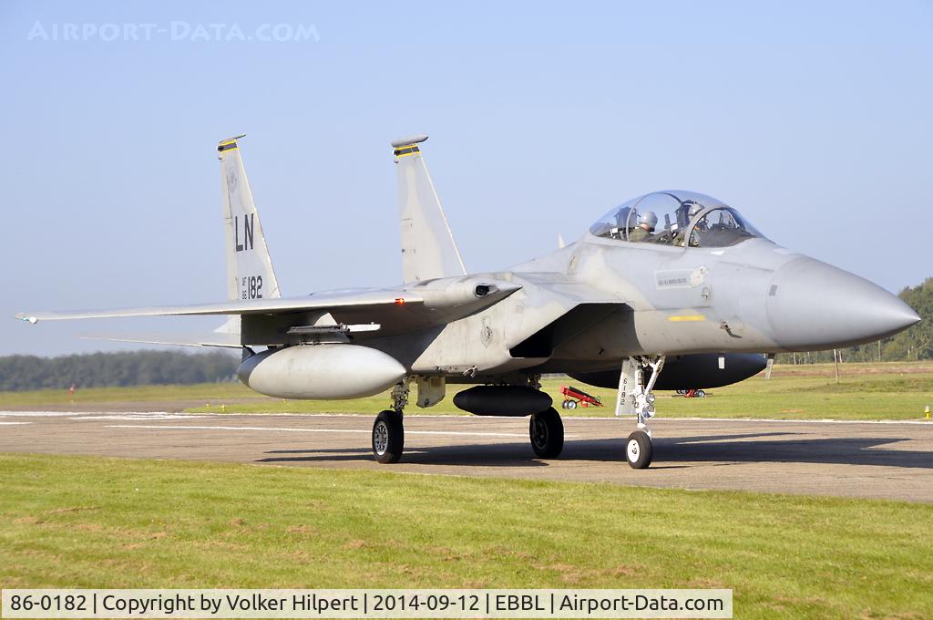 86-0182, 1986 McDonnell Douglas F-15D Eagle C/N 0994/D062, at ebbl