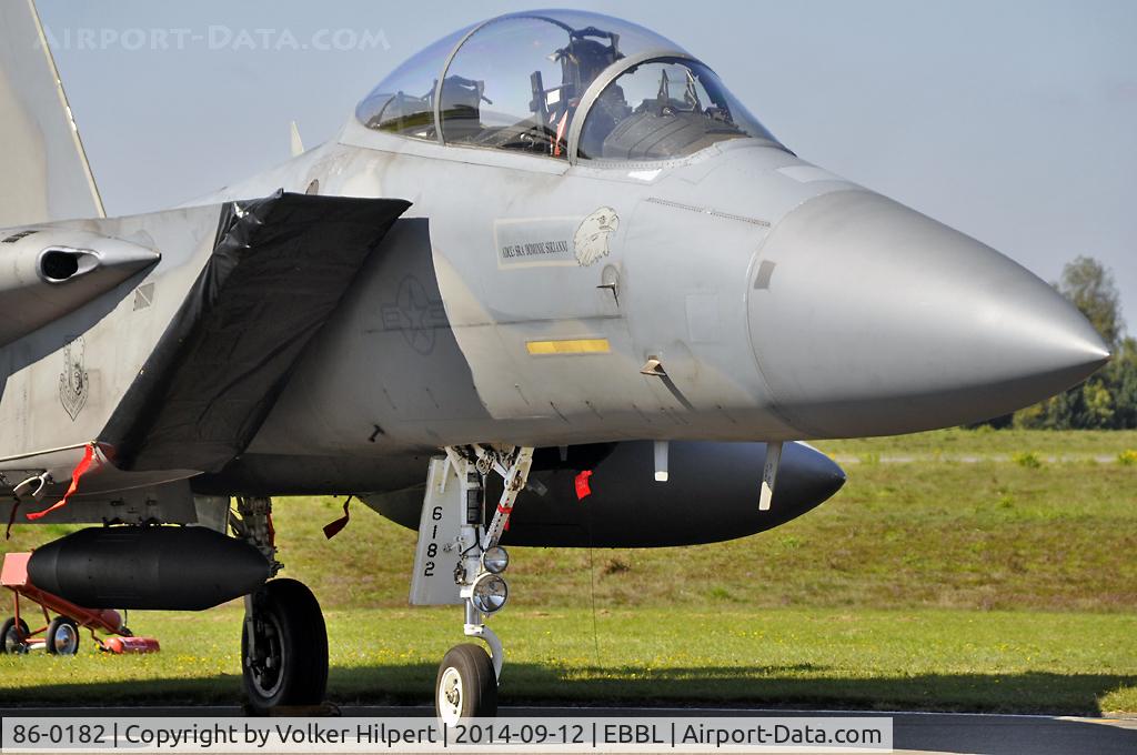 86-0182, 1986 McDonnell Douglas F-15D Eagle C/N 0994/D062, at ebbl
