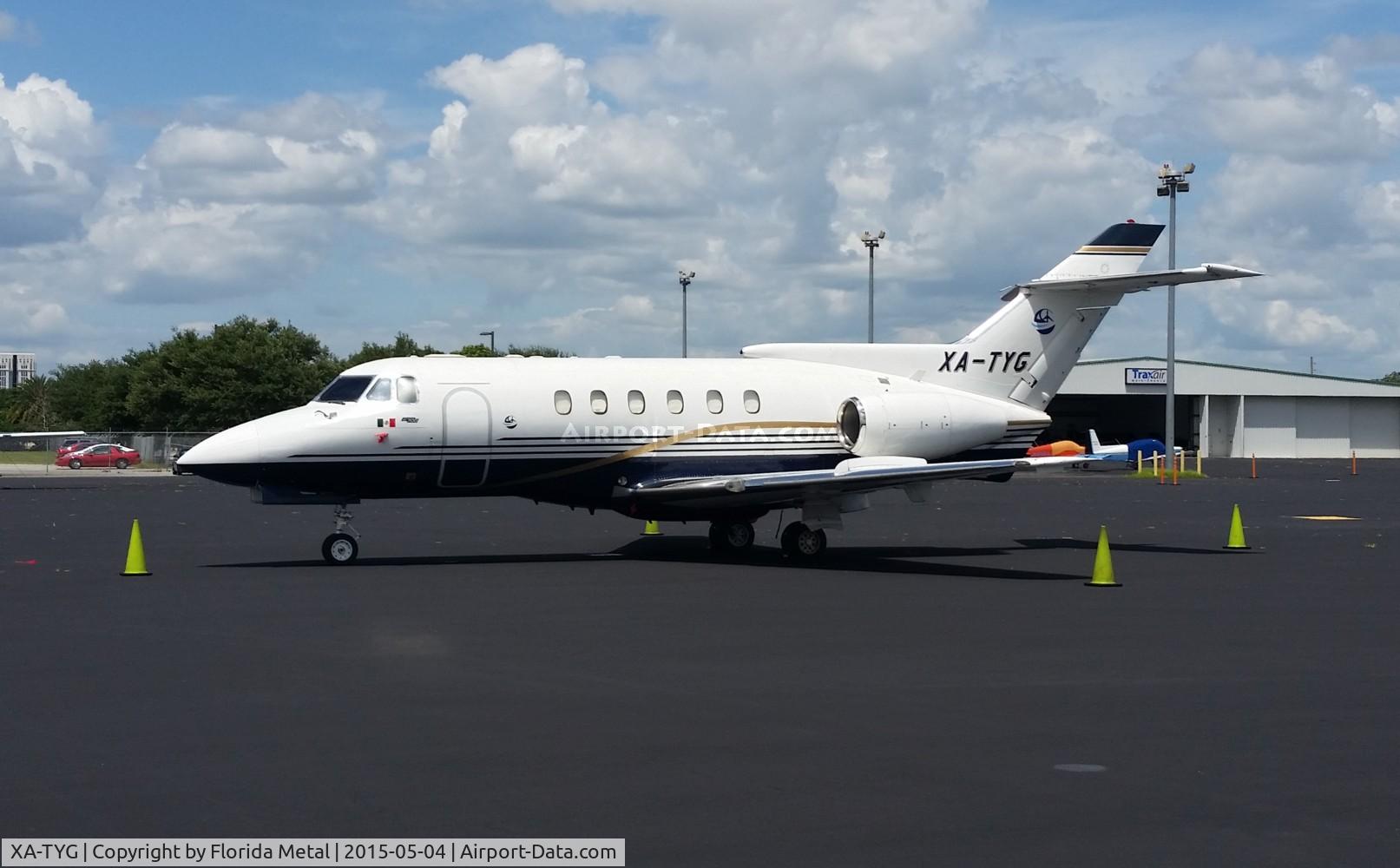 XA-TYG, 1982 British Aerospace HS.125-700A C/N 257171, Hawker 700A