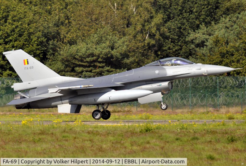FA-69, 1983 SABCA F-16AM Fighting Falcon C/N 6H-69, at ebbl