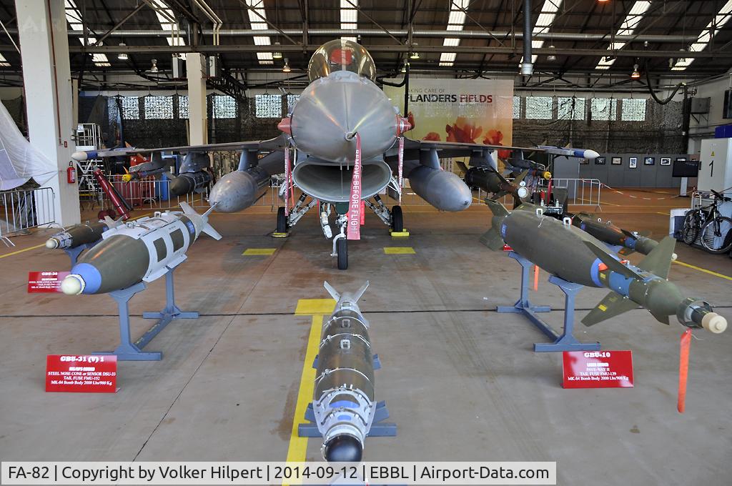 FA-82, SABCA F-16AM Fighting Falcon C/N 6H-82, at ebbl