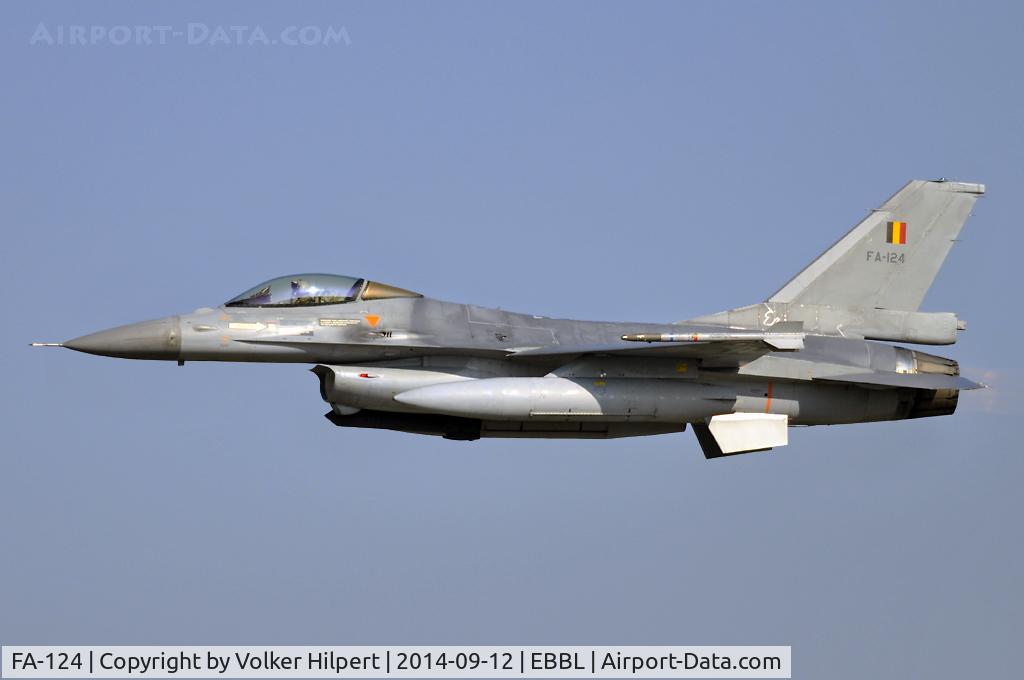 FA-124, SABCA F-16AM Fighting Falcon C/N 6H-124, at ebbl