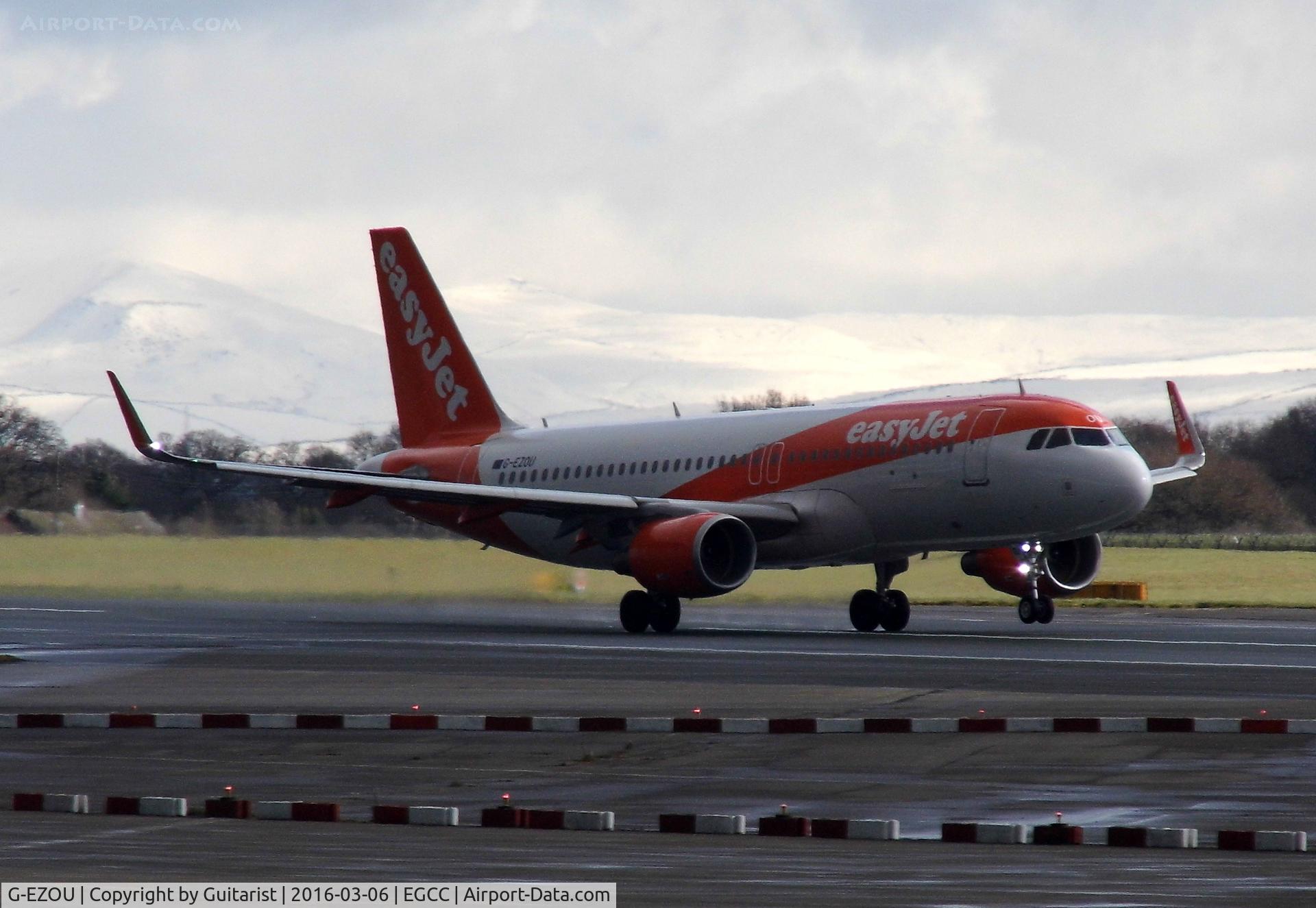 G-EZOU, 2015 Airbus A320-214 C/N 6754, At Manchester