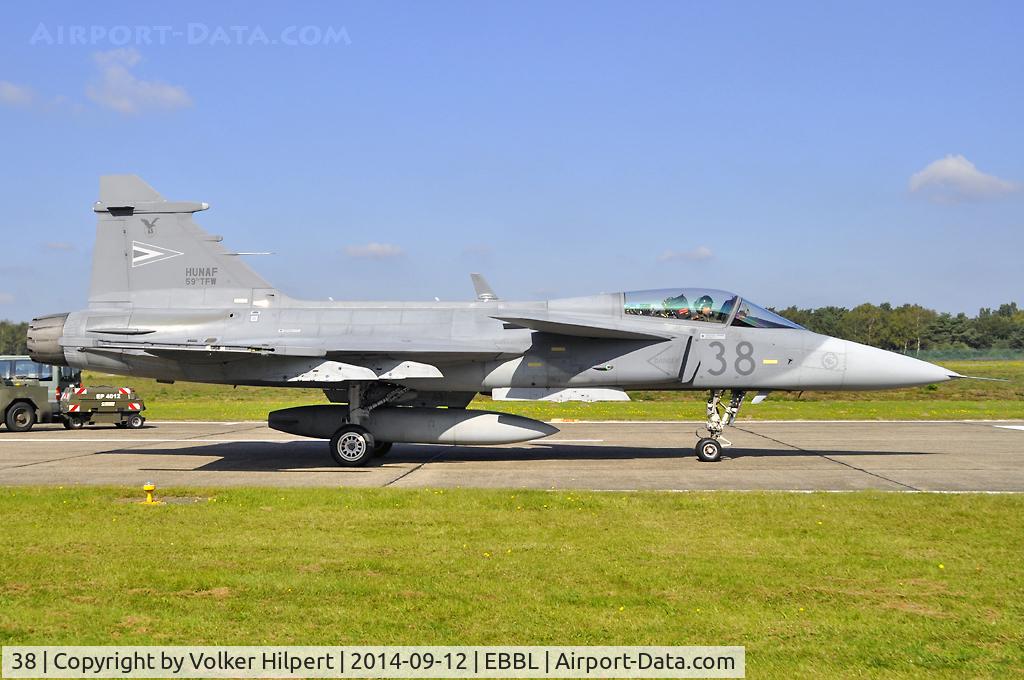 38, Saab JAS-39C Gripen C/N 39309, at ebbl
