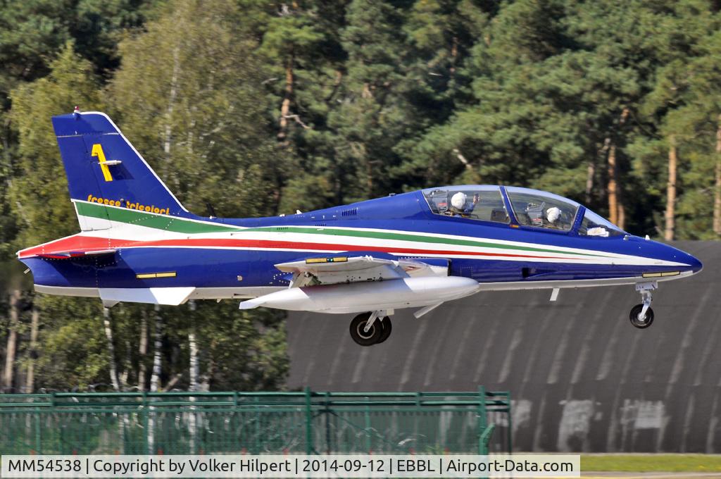MM54538, Aermacchi MB-339PAN C/N 6759/154/AA070, at ebbl