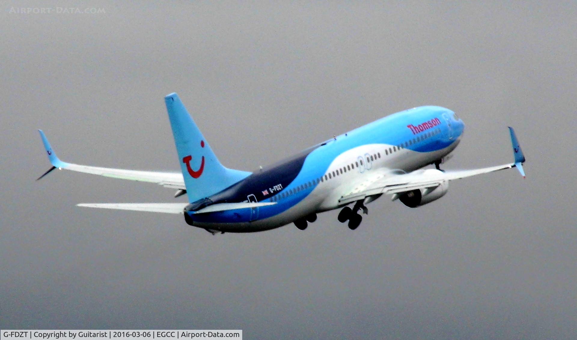 G-FDZT, 2011 Boeing 737-8K5 C/N 37248, At Manchester
