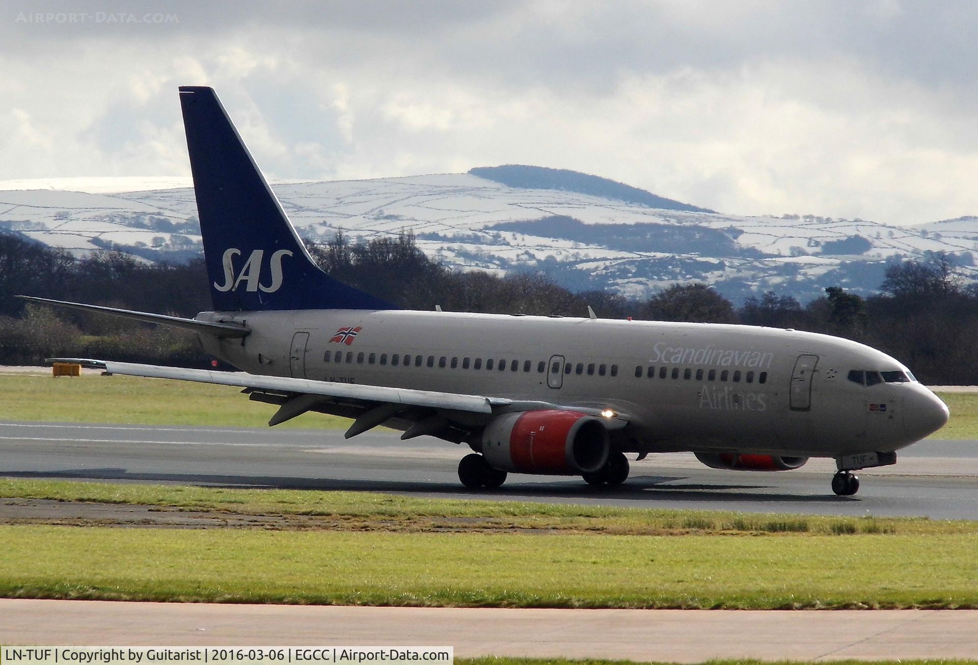 LN-TUF, 1999 Boeing 737-705 C/N 28222, At Manchester