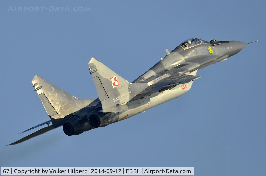 67, Mikoyan-Gurevich MiG-29 C/N 2960526367/3814, MiG-29A