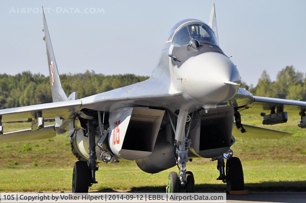 105, Mikoyan-Gurevich MiG-29A C/N 2960535105, at ebbl