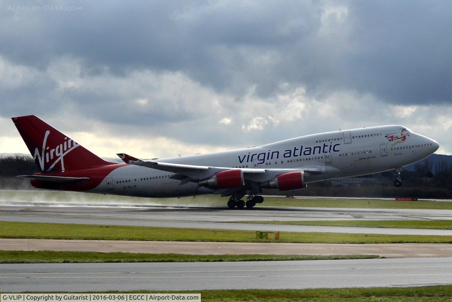 G-VLIP, 2001 Boeing 747-443 C/N 32338, At Manchester