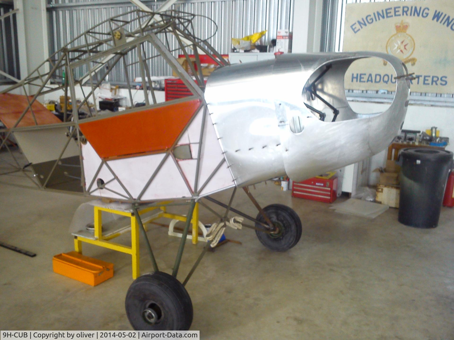 9H-CUB, 1944 Piper J3C-65 Cub Cub C/N 11883, In restoration