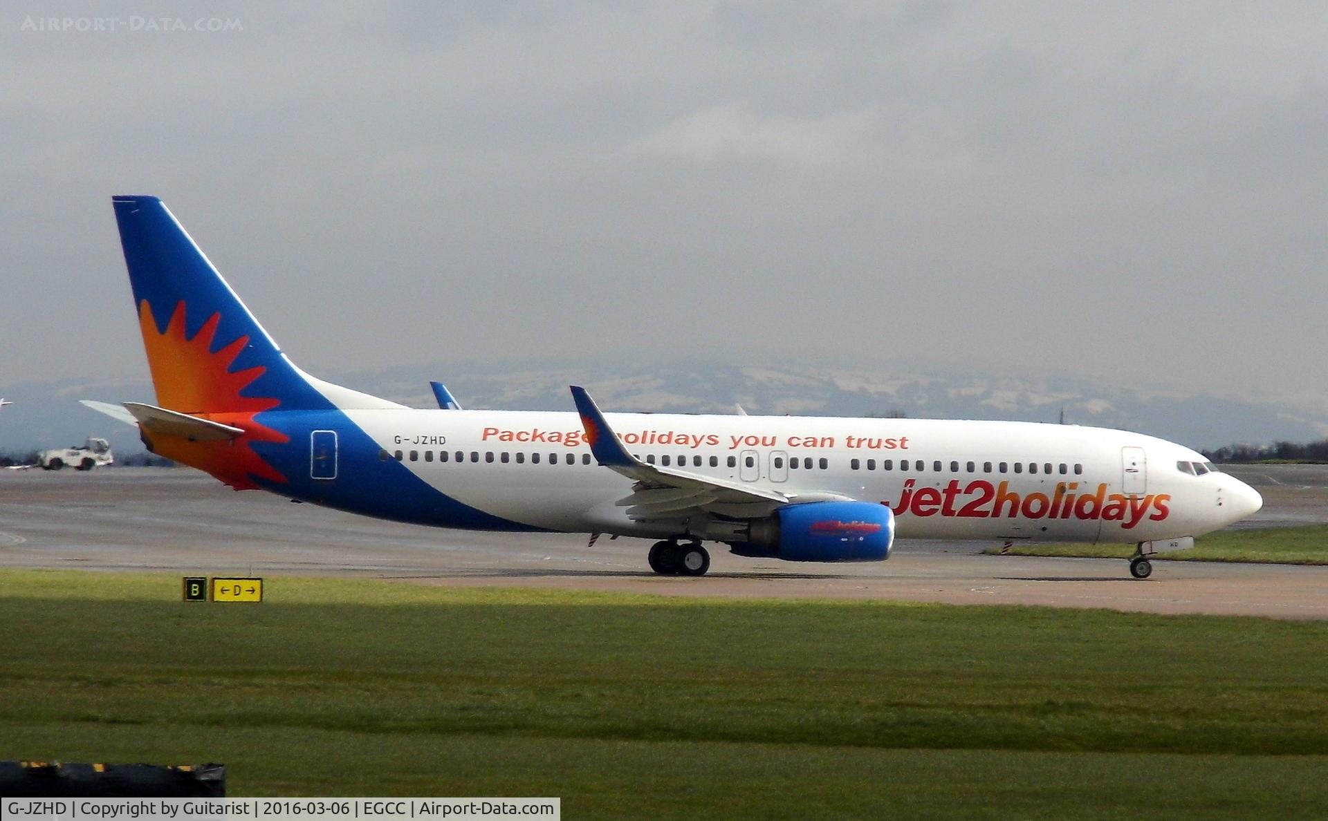 G-JZHD, 2006 Boeing 737-808 C/N 34706, At Manchester
