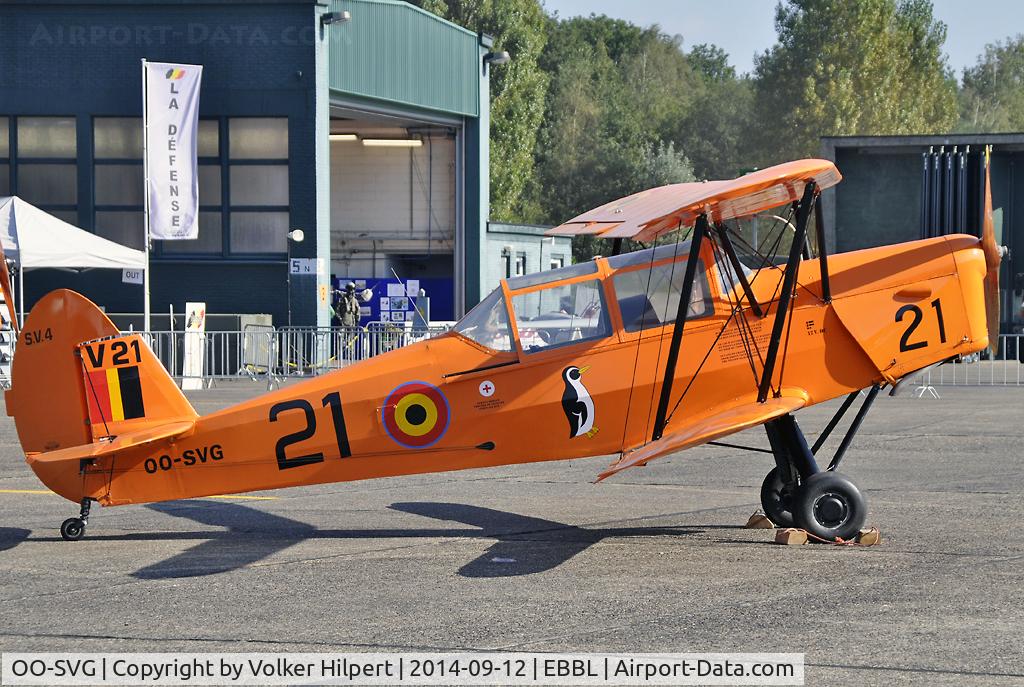 OO-SVG, 1951 Stampe-Vertongen SV-4B C/N 1163, at ebbl
