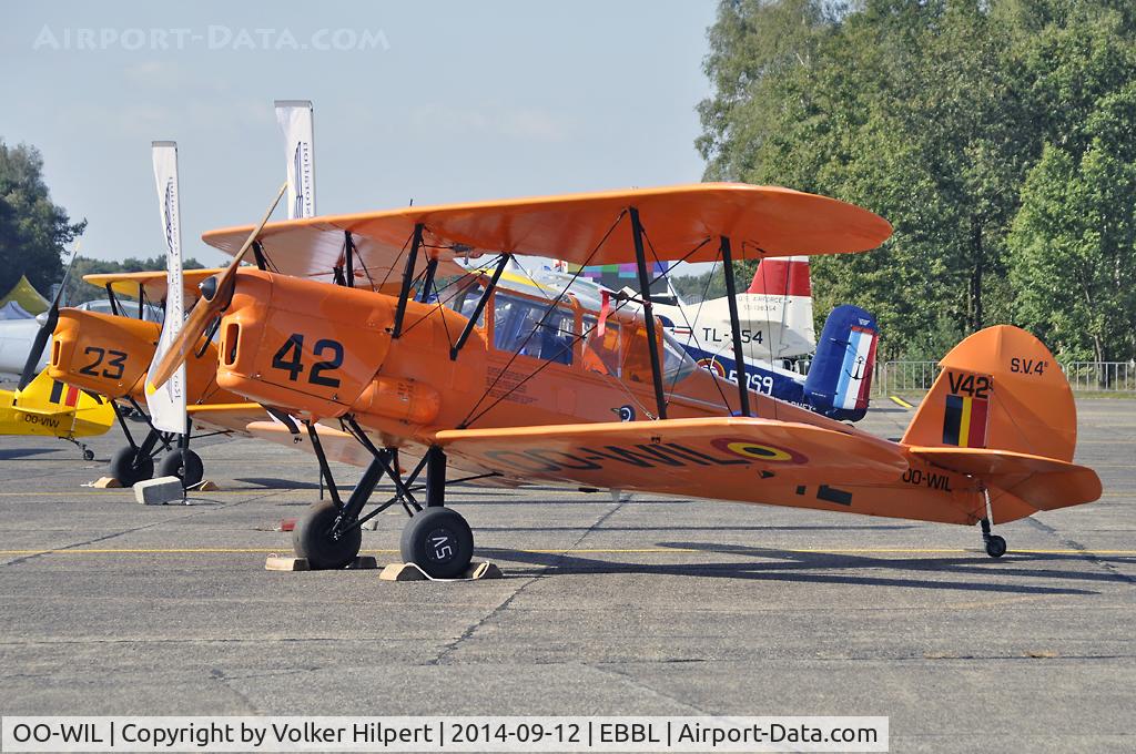 OO-WIL, Stampe-Vertongen SV-4B C/N 1184, at ebbl