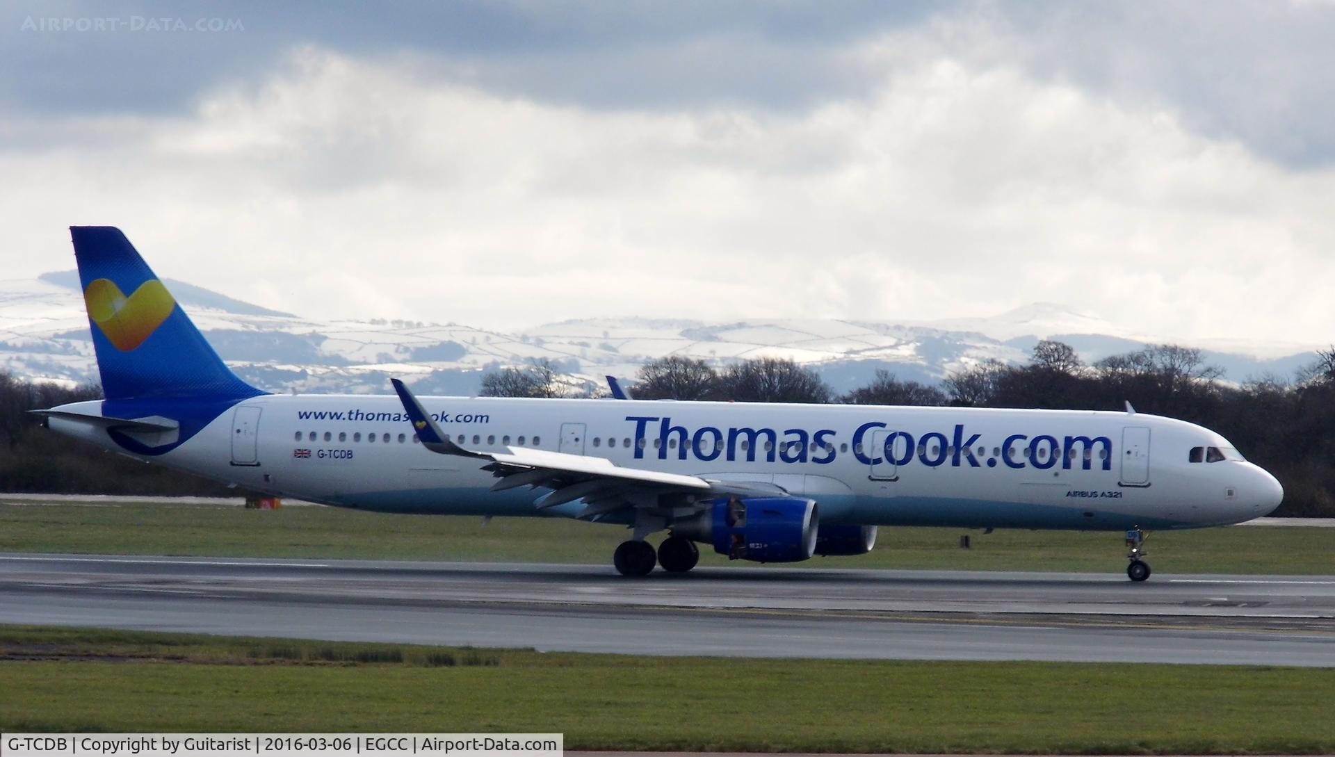 G-TCDB, 2013 Airbus A321-211 C/N 5603, At Manchester