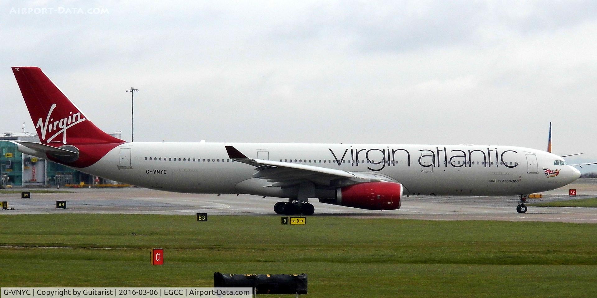 G-VNYC, 2012 Airbus A330-343X C/N 1315, At Manchester
