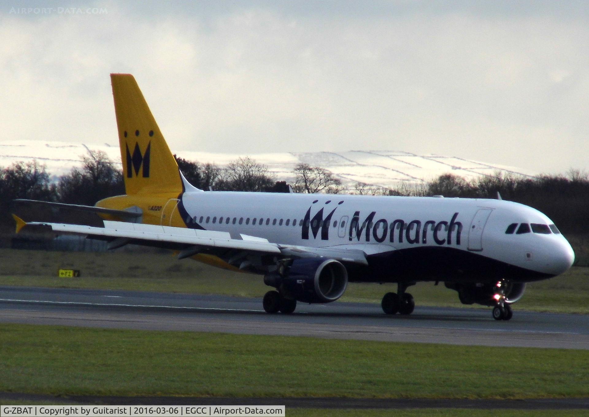 G-ZBAT, 2007 Airbus A320-214 C/N 3278, At Manchester