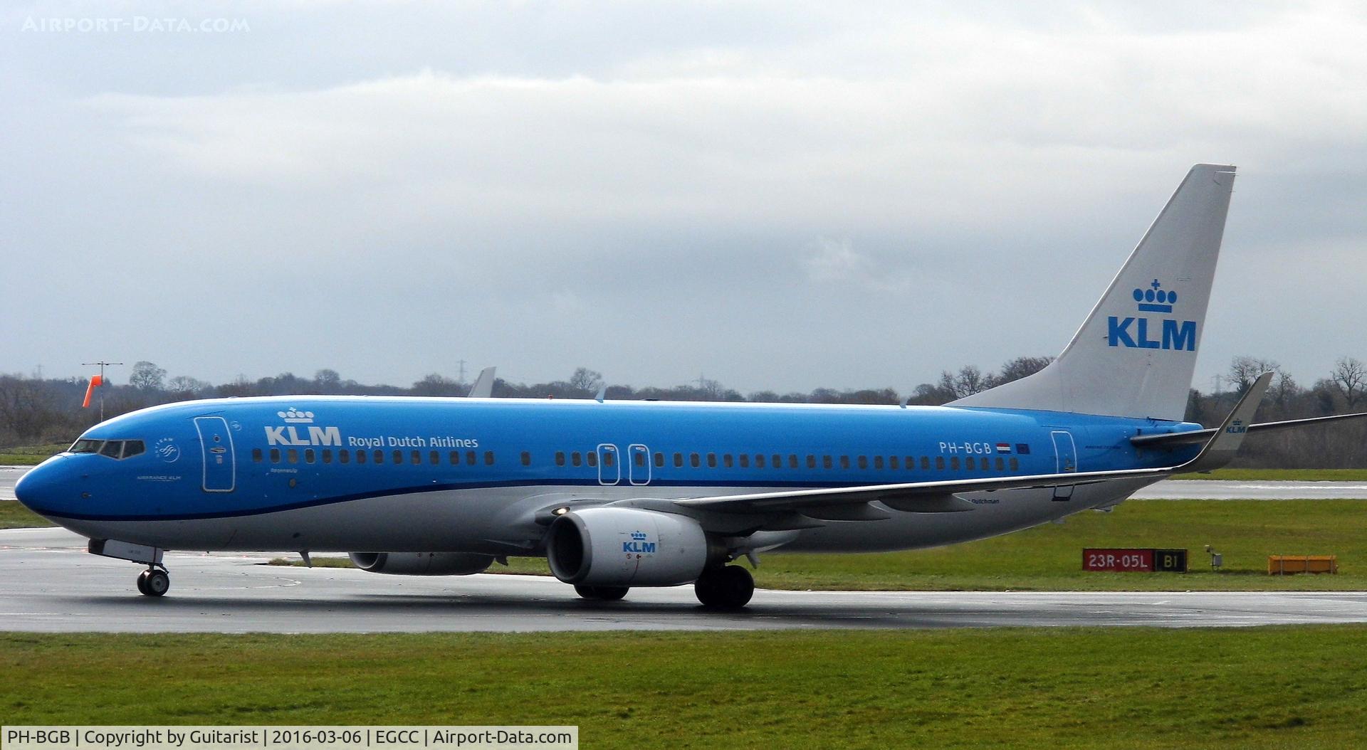 PH-BGB, 2008 Boeing 737-8K2 C/N 37594, At Manchester