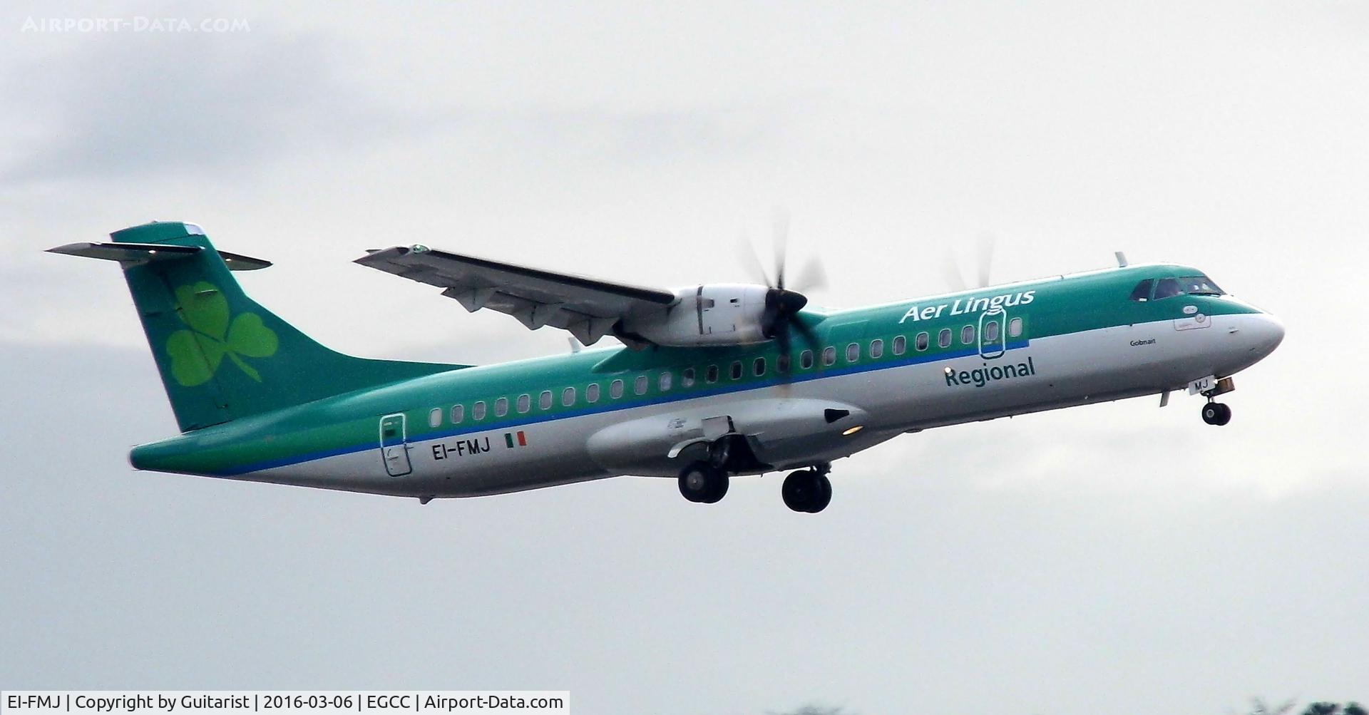 EI-FMJ, 2015 ATR 72-600 C/N 1295, At manchester