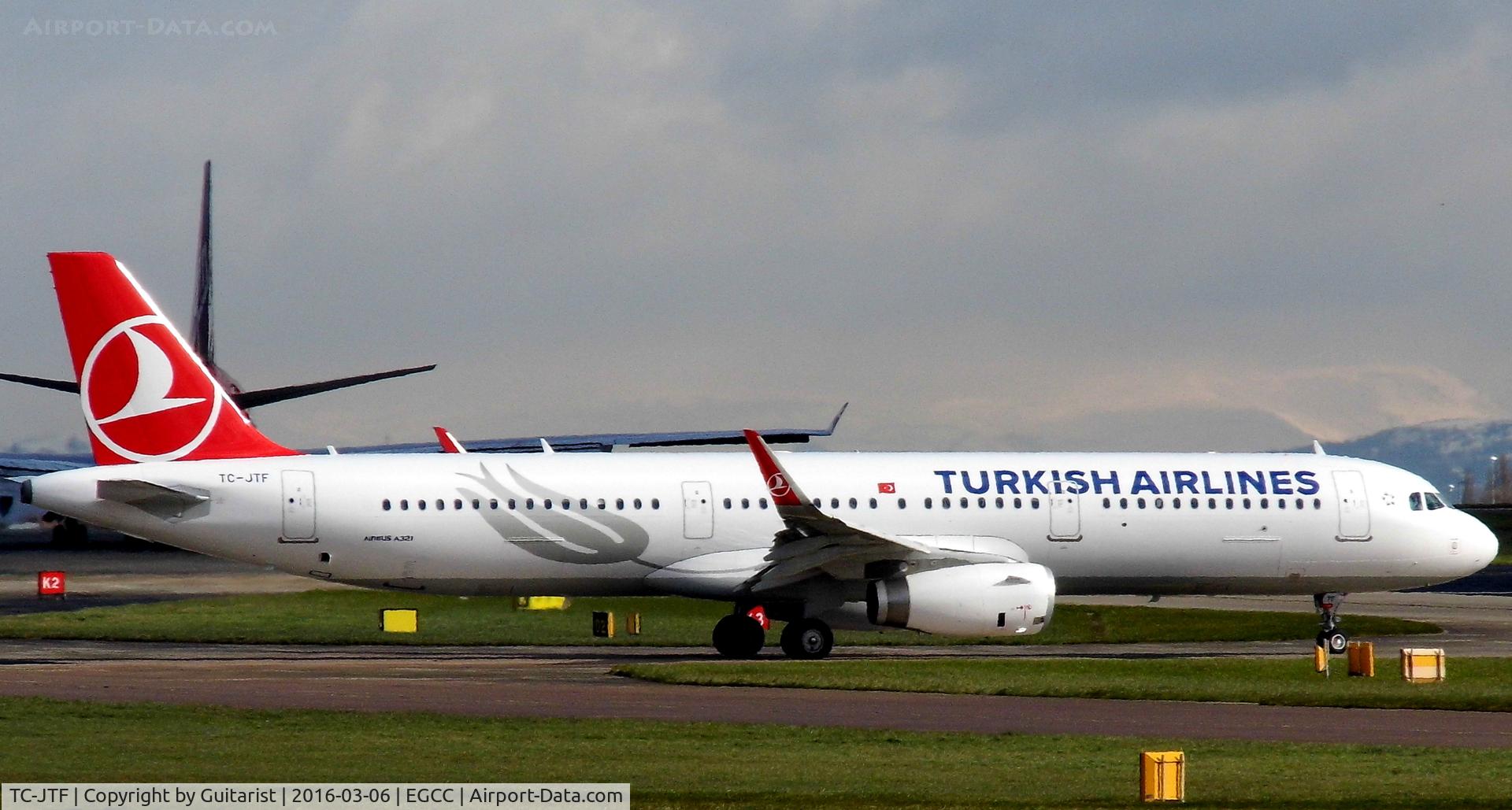TC-JTF, 2016 Airbus A321-231 C/N 6987, At Manchester