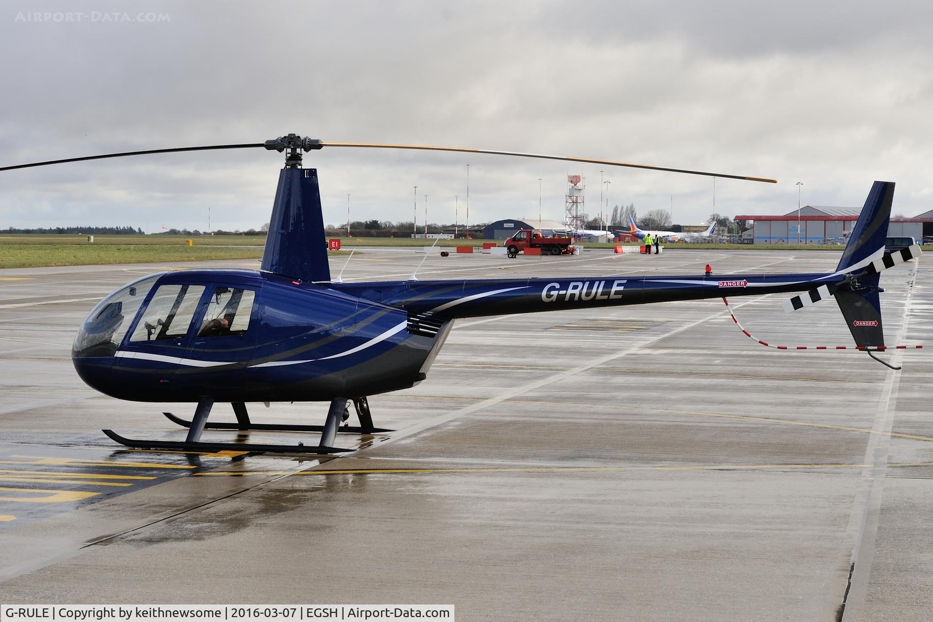 G-RULE, 2005 Robinson R44 Raven II C/N 11039, Return visitor with new colour scheme.