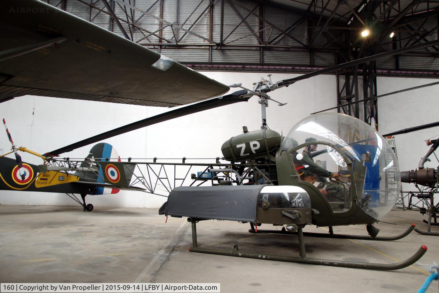 160, Agusta AB-47G-2 C/N 160, Agusta-Bell AB47G-2 medevac helicopter in the French Army aviation museum in Dax, Southern France.