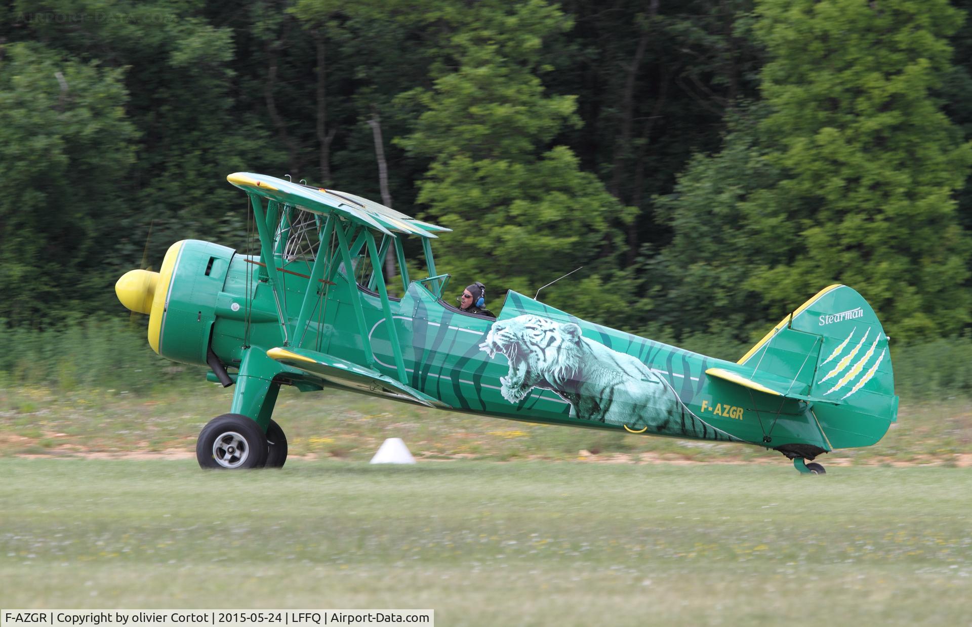 F-AZGR, Boeing N2S-3 Kaydet (B75N1) C/N 75-2650, Ferte alais 2015