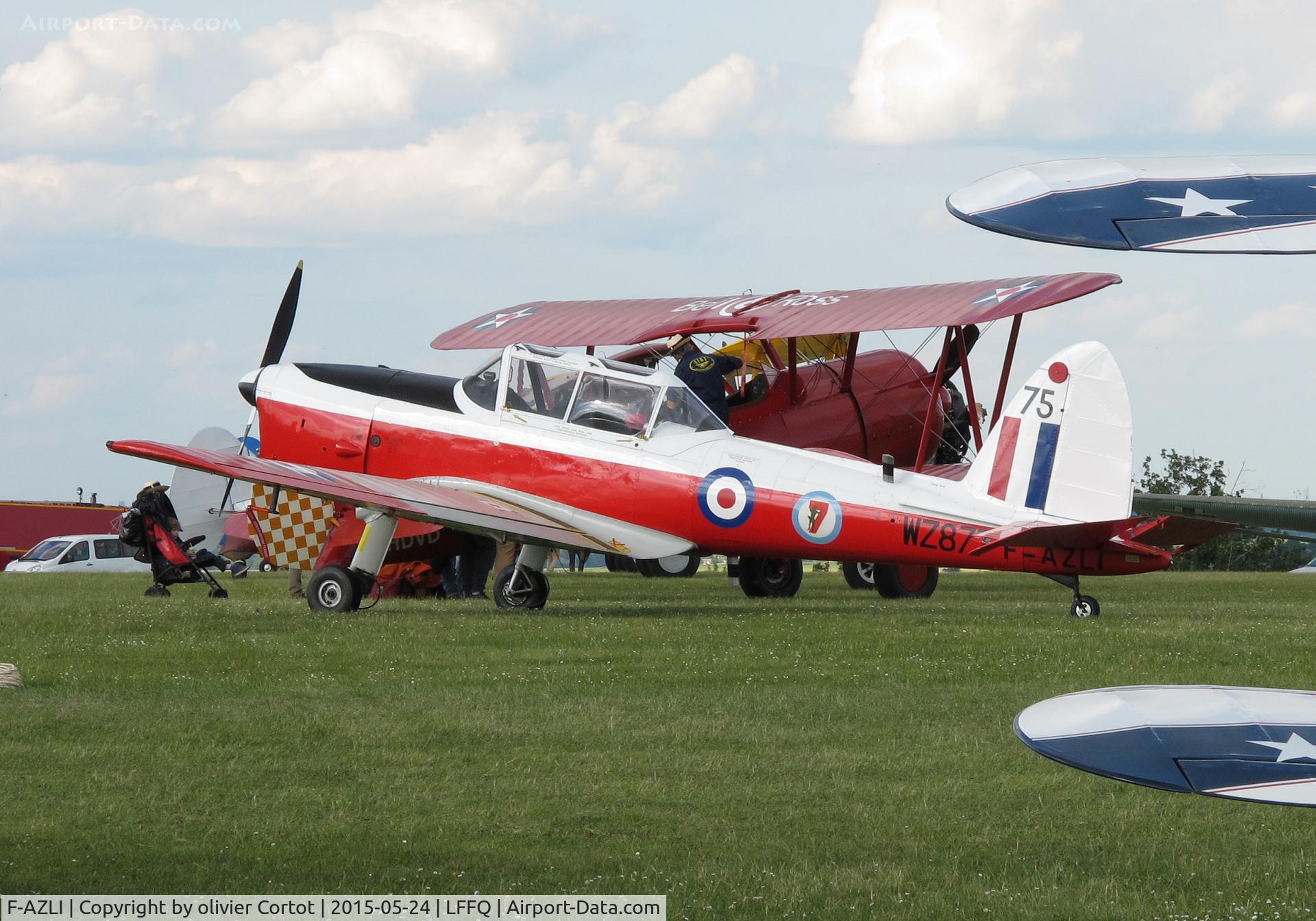 F-AZLI, 1953 De Havilland DHC-1 Chipmunk T.10 C/N C1/0915, Ferte Alais 2015