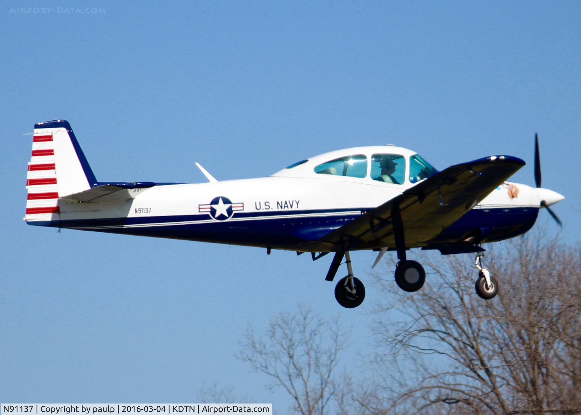 N91137, 1946 North American Navion C/N NAV-4-31, At Downtown Shreveport.