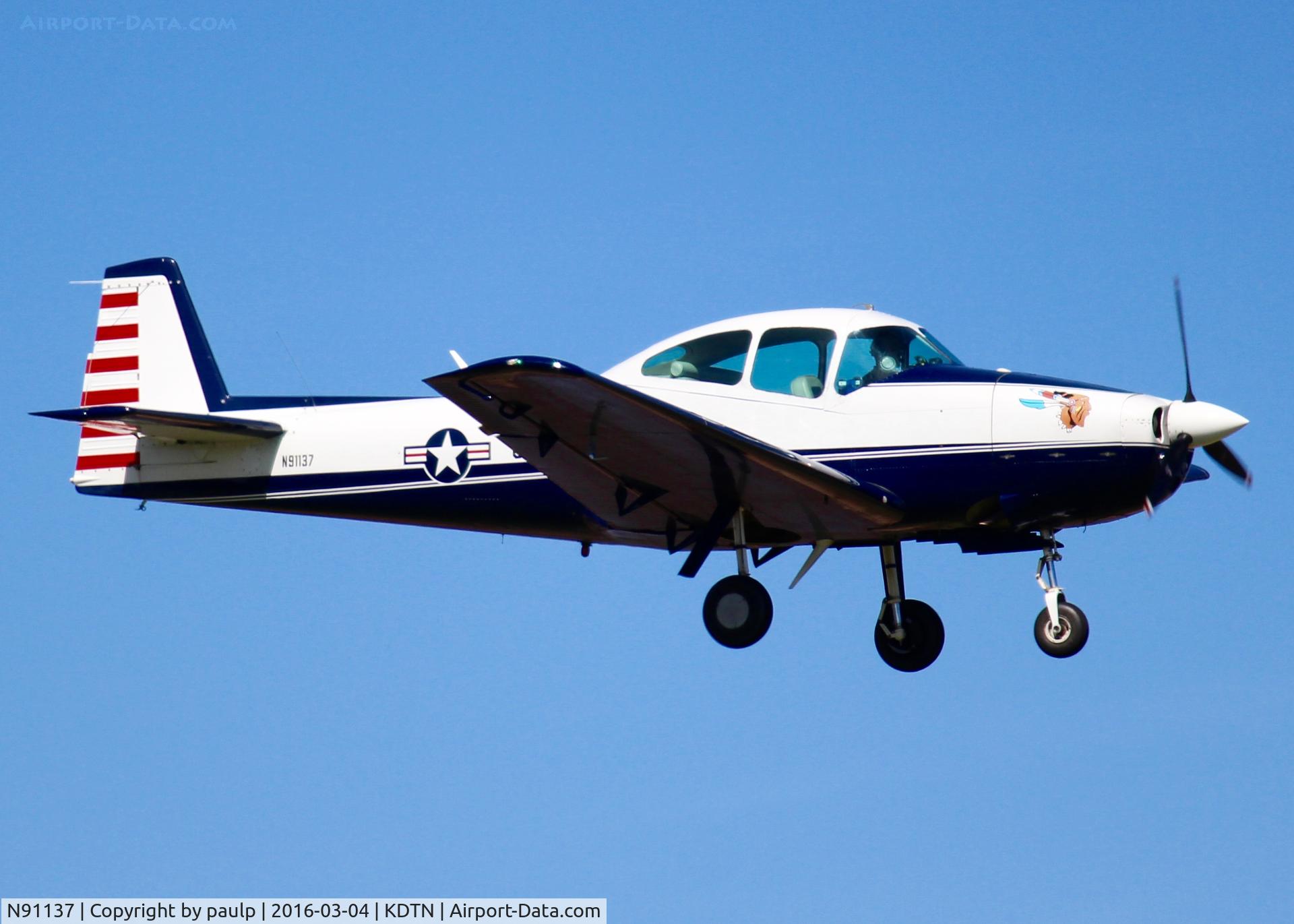 N91137, 1946 North American Navion C/N NAV-4-31, At Downtown Shreveport.
