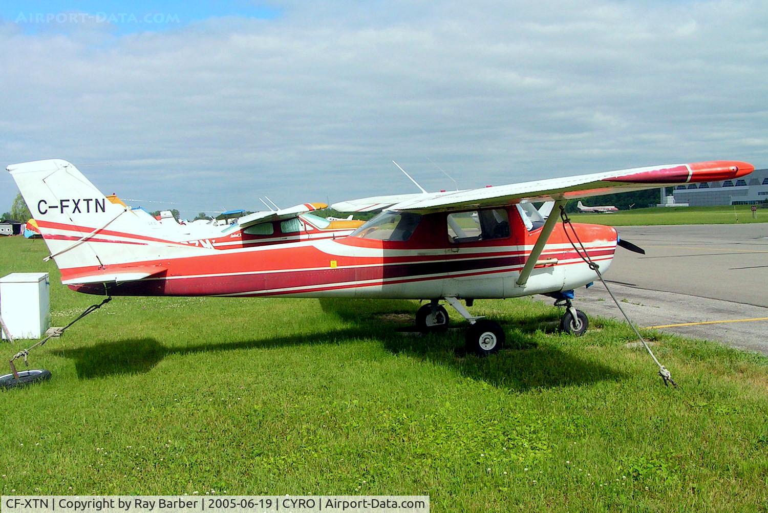 CF-XTN, 1966 Cessna 150F C/N 15063846, CF-XTN   Cessna 150F [150-63846] Rockcliffe~C 19/06/2005. Marked C-FXTN not officially registered as such.