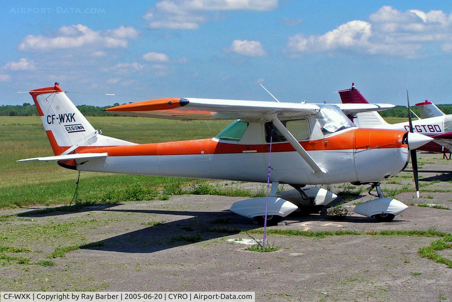 CF-WXK, 1967 Cessna 150H C/N 15068009, Cessna 150H [150-68009] Tyendinaga-Mohawk~C 20/06/2005