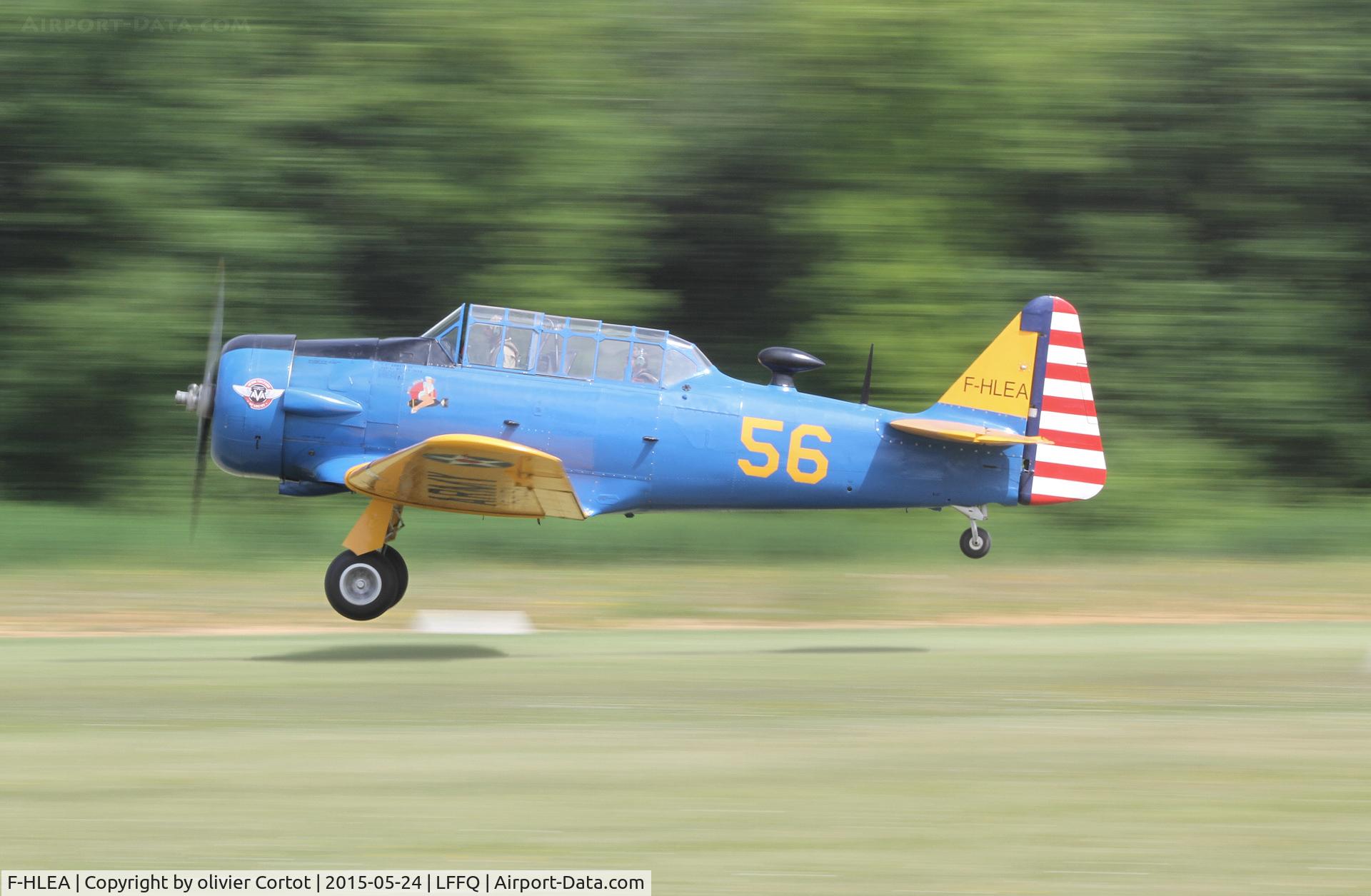 F-HLEA, North American T-6G Texan C/N 168-160, Ferte 2015