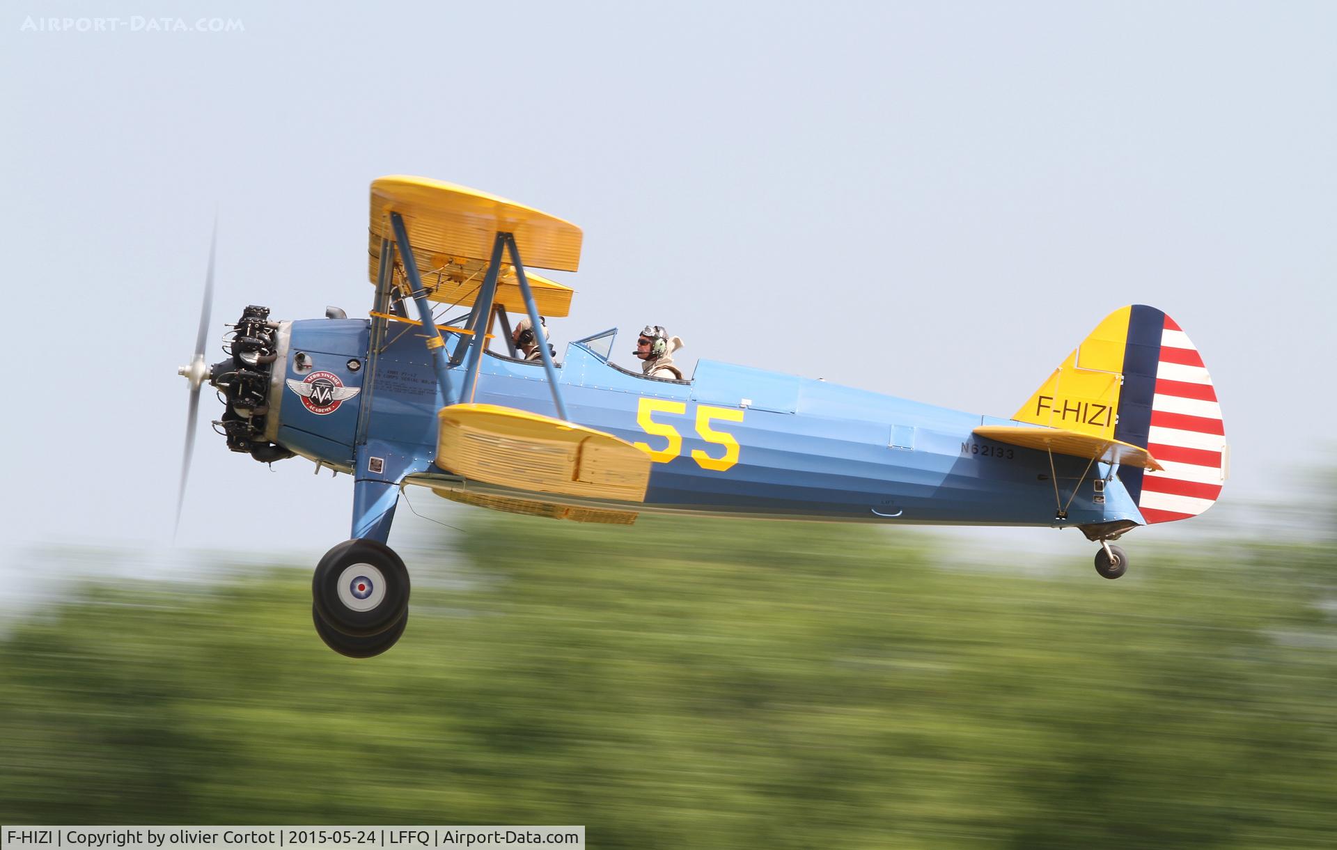 F-HIZI, 1940 Boeing A75N1 (PT-17) C/N 75-548, You can learn to fly in this Stearman