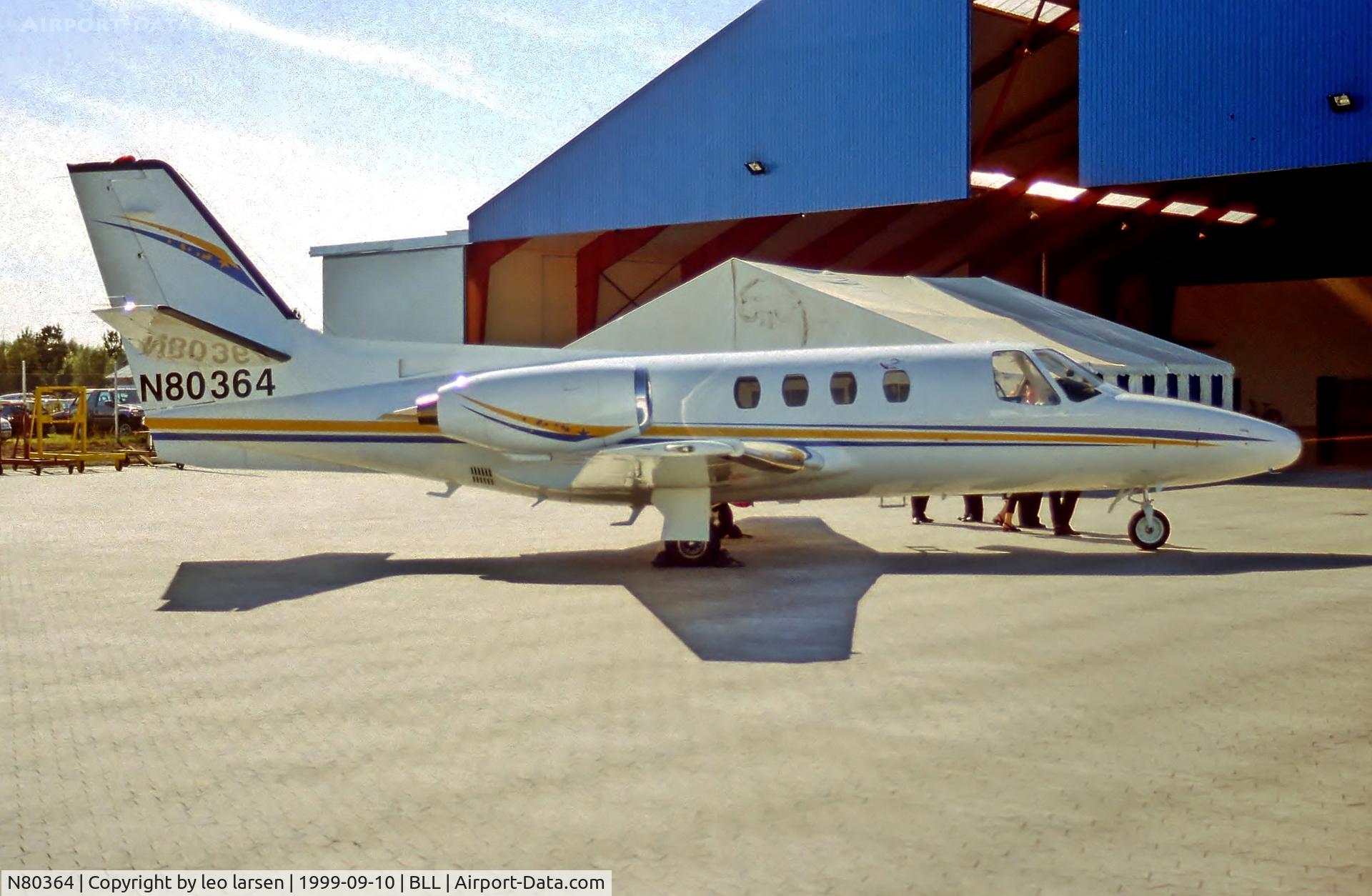 N80364, 1975 Cessna 500 Citation I C/N 500-0299, Billund 10.9.99