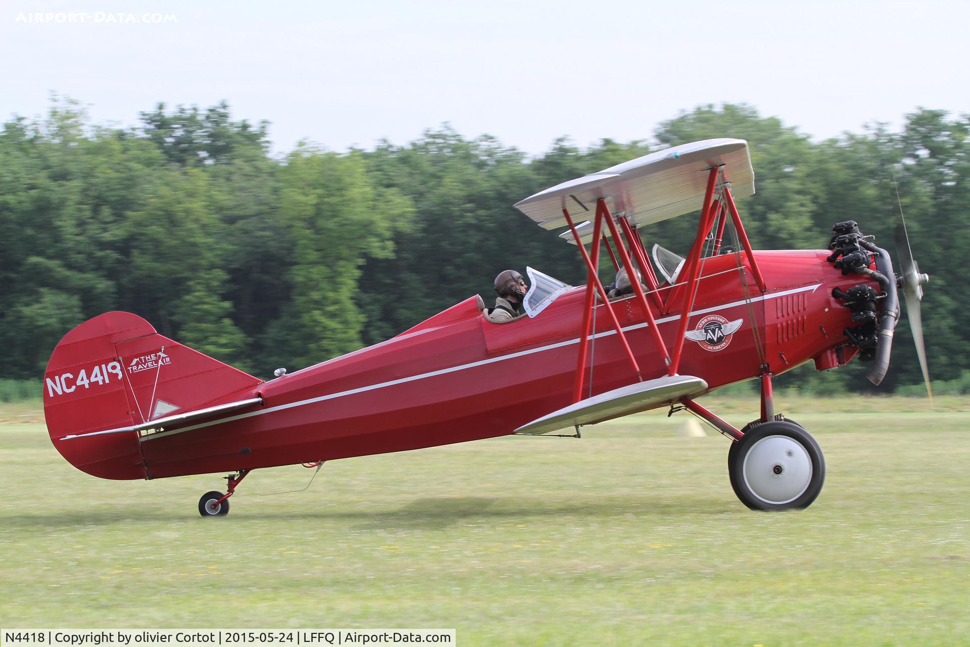 N4418, 1928 Curtiss-Wright Travel Air 4000 C/N 378, Ferte  airshow