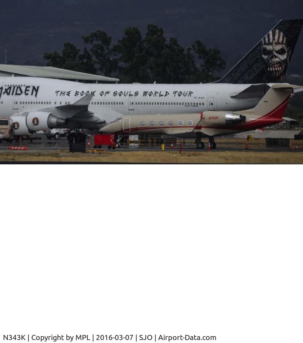 N343K, 2000 Bombardier Challenger 604 (CL-600-2B16) C/N 5476, SJO AIRPORT