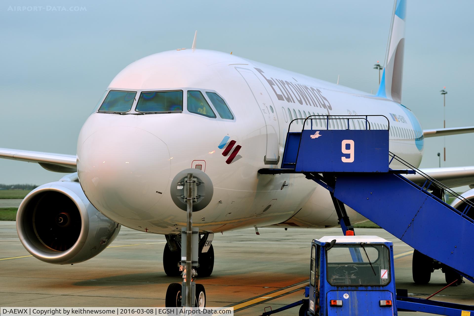 D-AEWX, 2015 Airbus A320-214 C/N 6807, Awaiting a paint job !