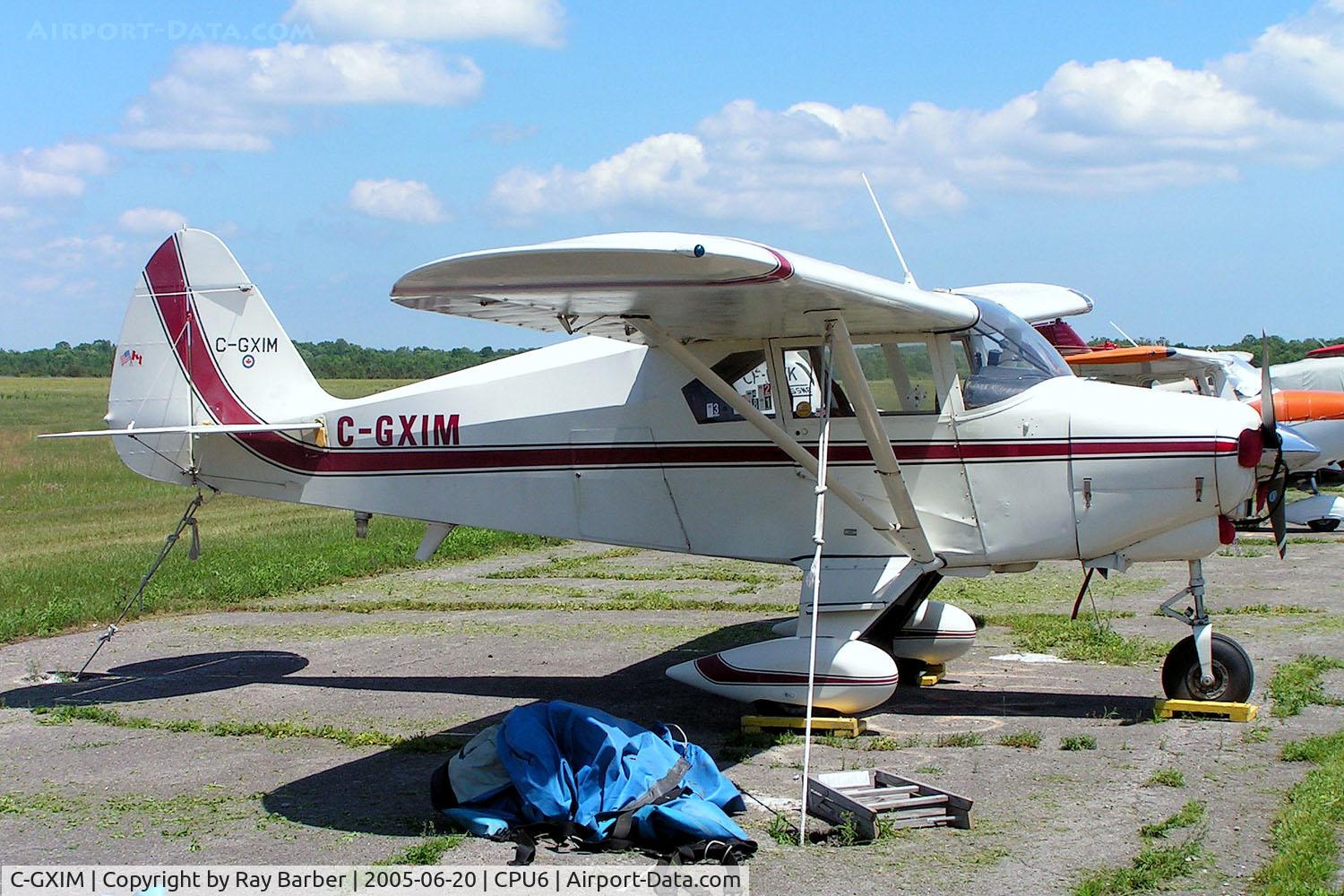 C-GXIM, 1956 Piper PA-22-150 Tri-Pacer C/N 22 4475, Piper PA-22-150 Tri Pacer [22-4475] Tyendinaga-Mohawk~C 20/06/2005